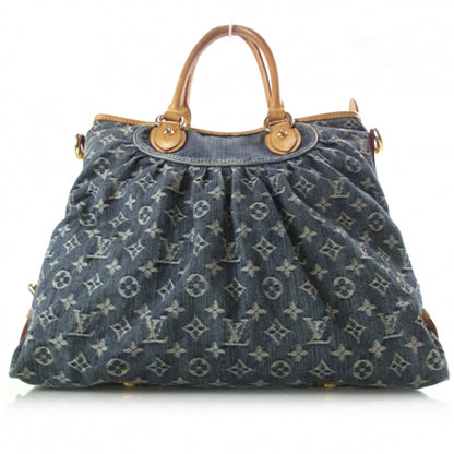Louis Vuitton Denim Neo Cabby MM Blue 1 of 9
