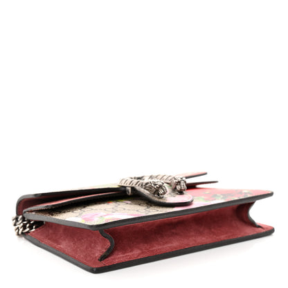 Gucci GG Supreme Monogram Blooms Super Mini Dionysus Shoulder Bag Beige Multicolor Dry Rose 4 of 9