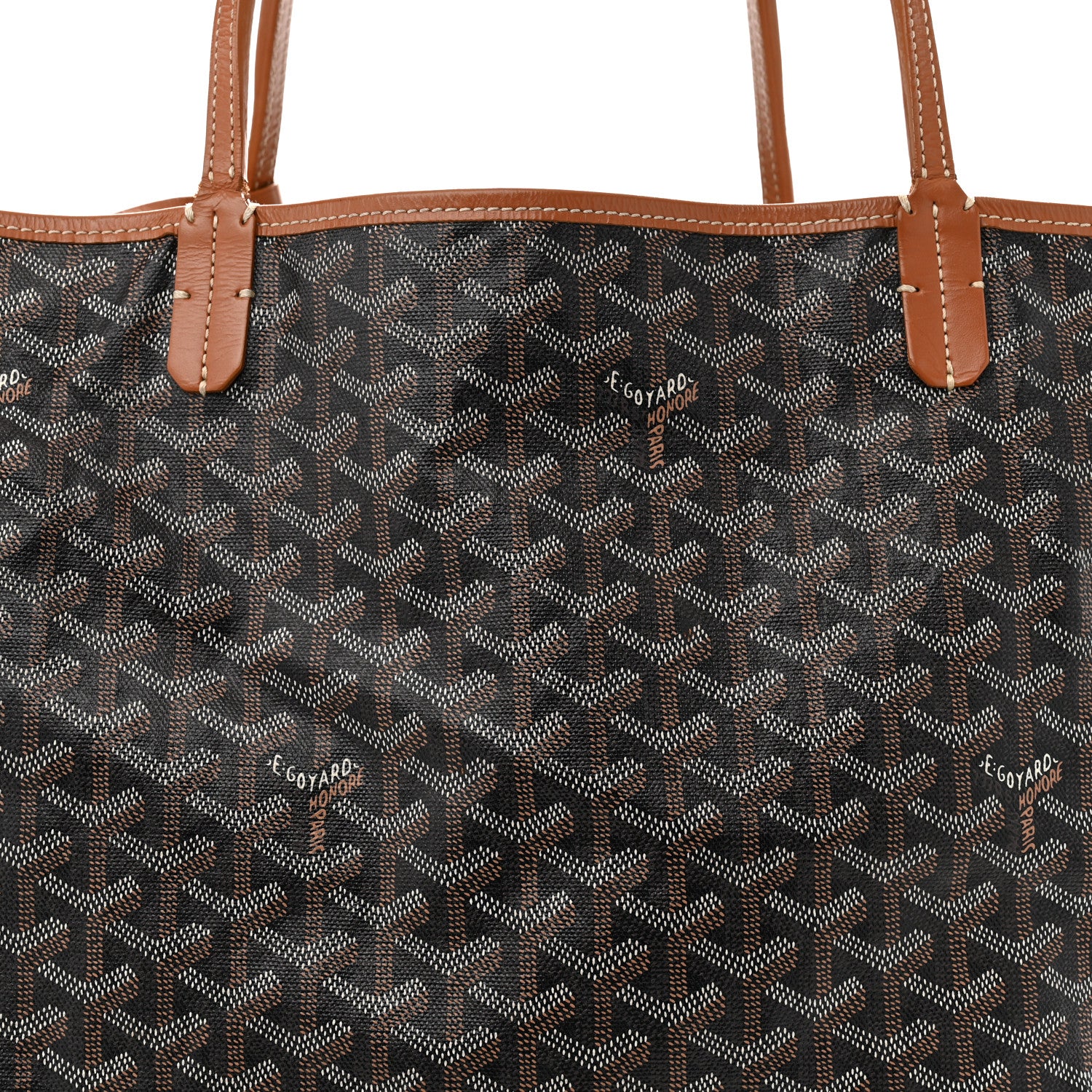 Goyard Goyardine Saint Louis GM Black Gold 9 of 13