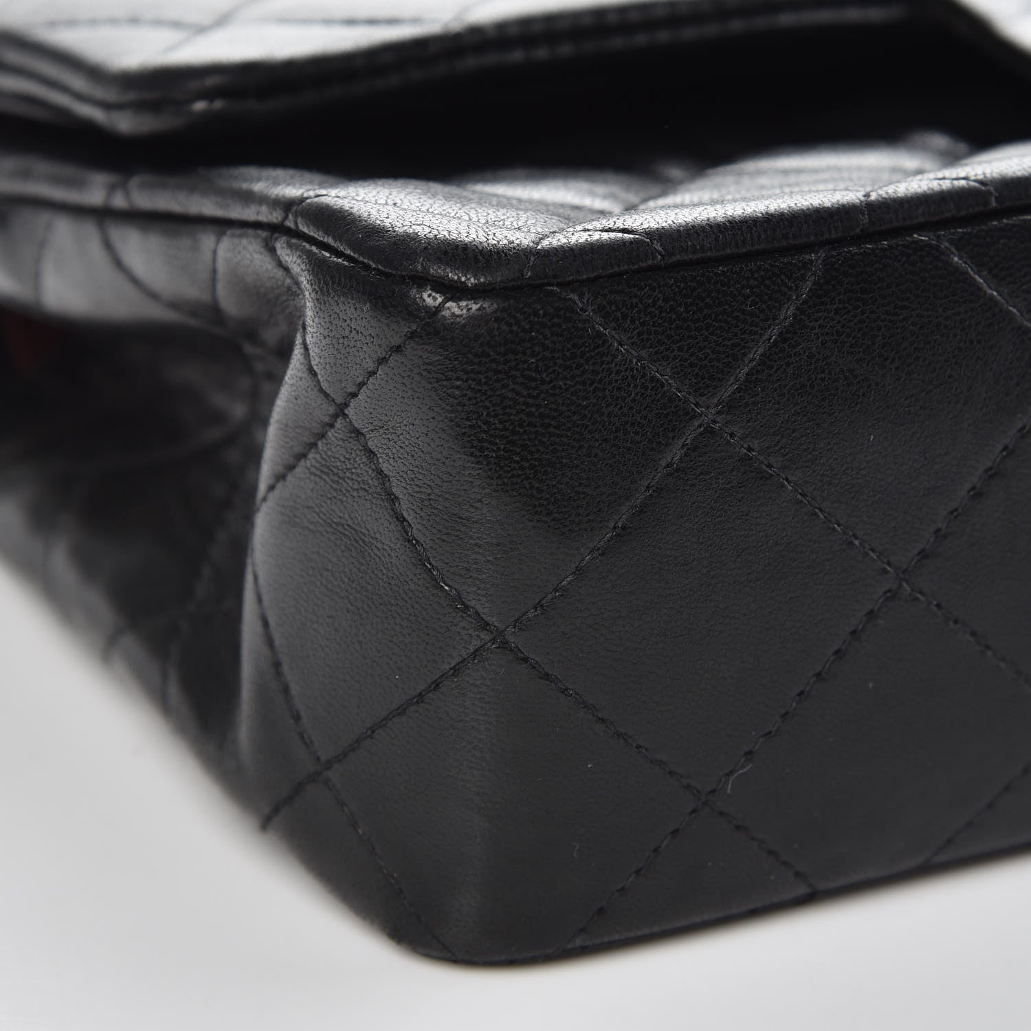 Chanel Lambskin Quilted Small Double Flap Black 9 of 13