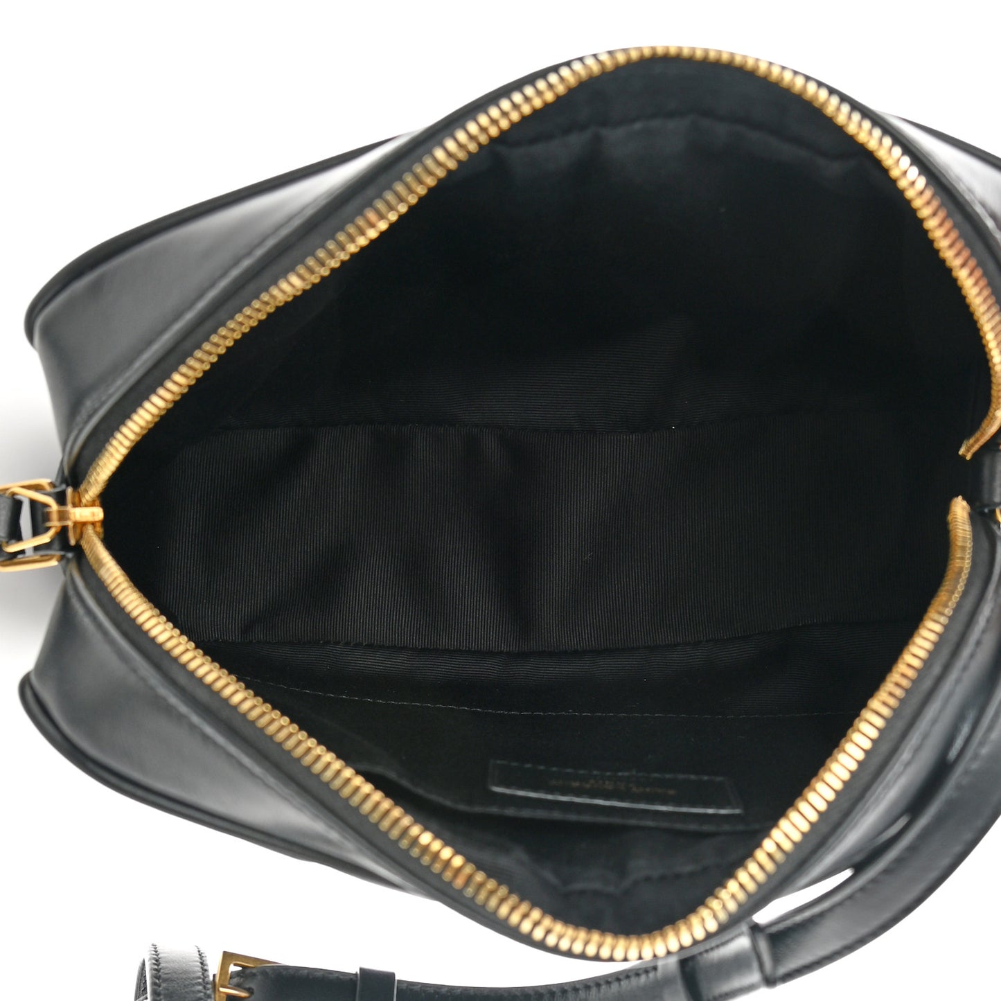 Calfskin Matelasse Monogram Lou Camera Bag Black