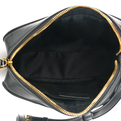 Saint Laurent Calfskin Matelasse Monogram Lou Camera Bag Black 5 of 11