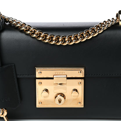Gucci Calfskin Small Padlock Shoulder Bag Black 9 of 12