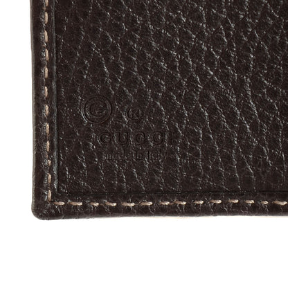Gucci Crystal Monogram French Flap Wallet Dark Brown 7 of 9
