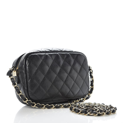 Chanel Caviar Quilted Camera Case Black 3 of 10