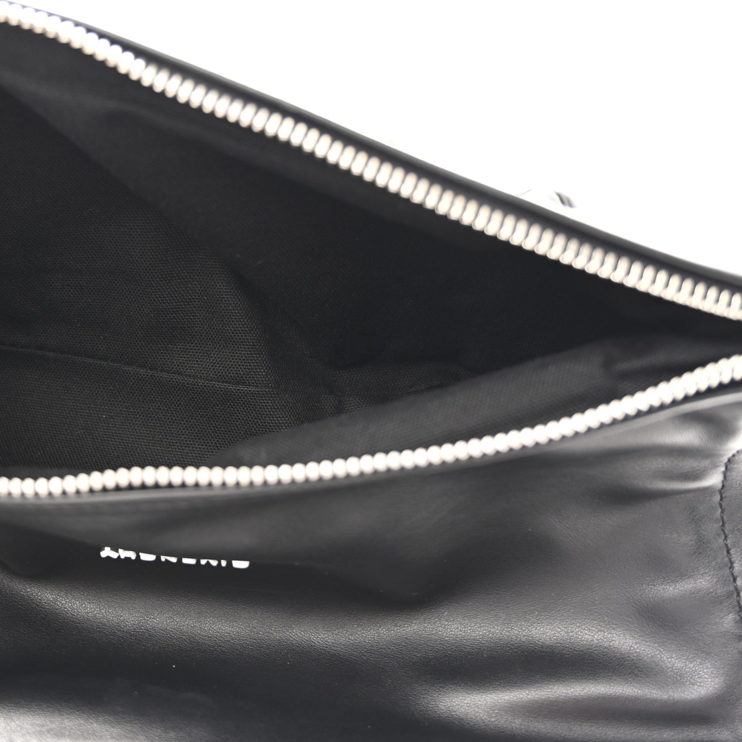 Calfskin Medium Pandora Logo Strap Black