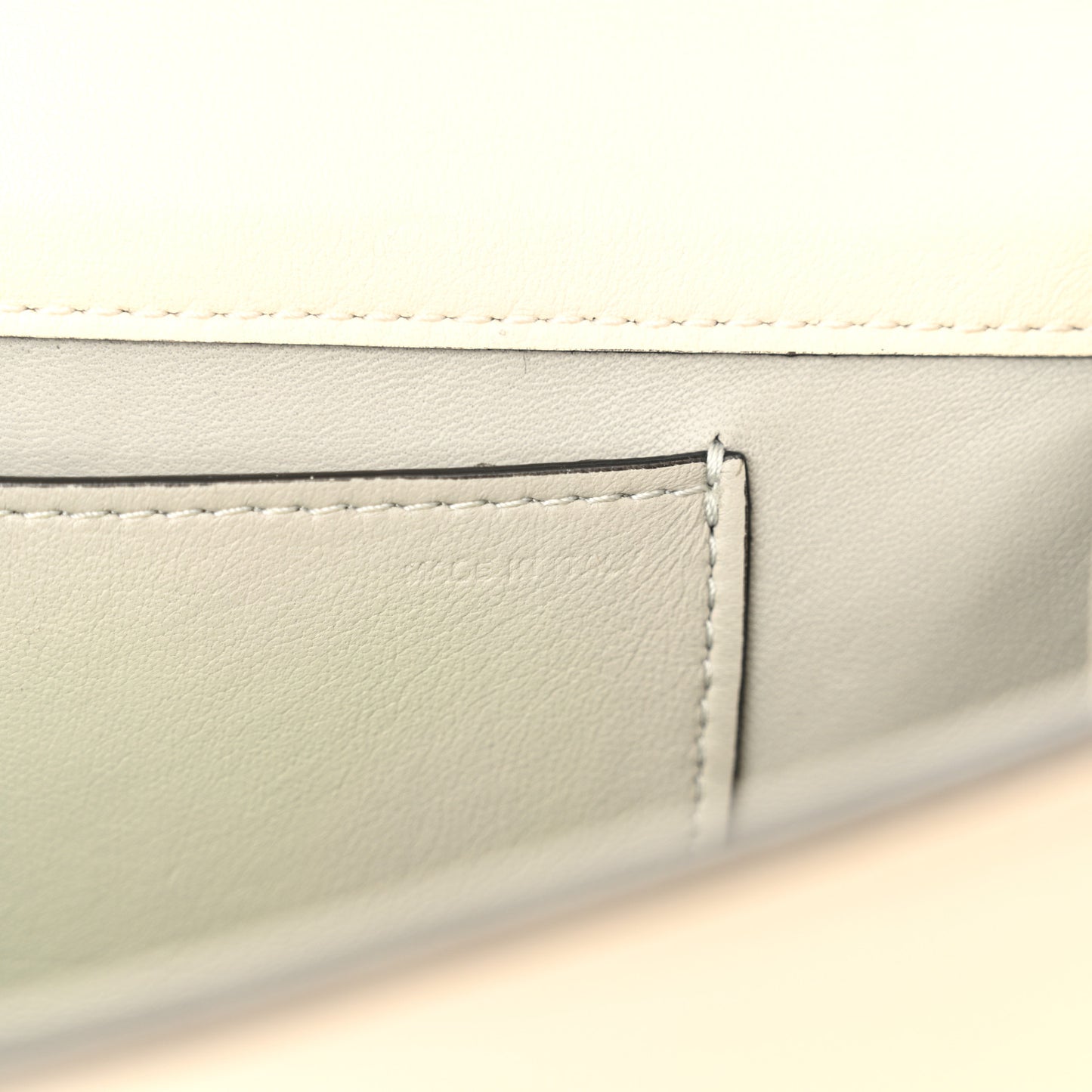 Calfskin Vlogo Loco Shoulder Bag Light Ivory