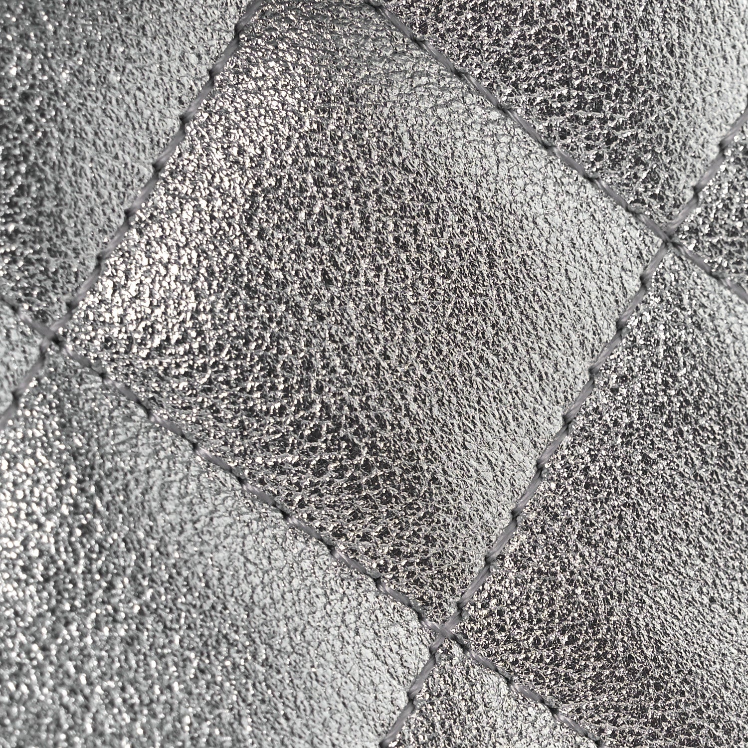 Chanel Metallic Lambskin Quilted Mini Rectangular Flap Silver 11 of 15