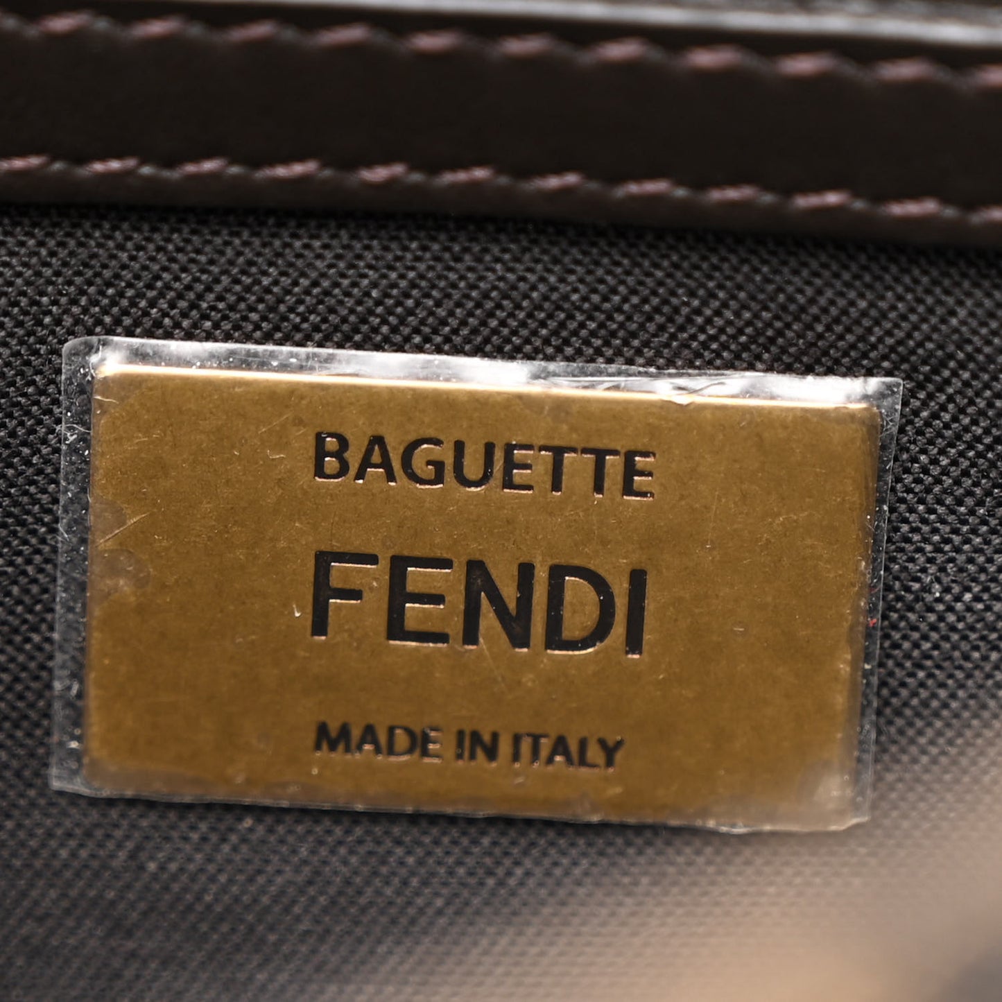 Fabric Jacquard FF 1974 Midi Chain Baguette Tobacco Moro