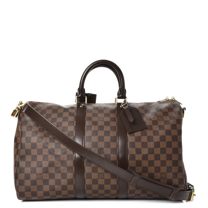 Louis Vuitton Damier Ebene Keepall Bandouliere 45 1 of 7