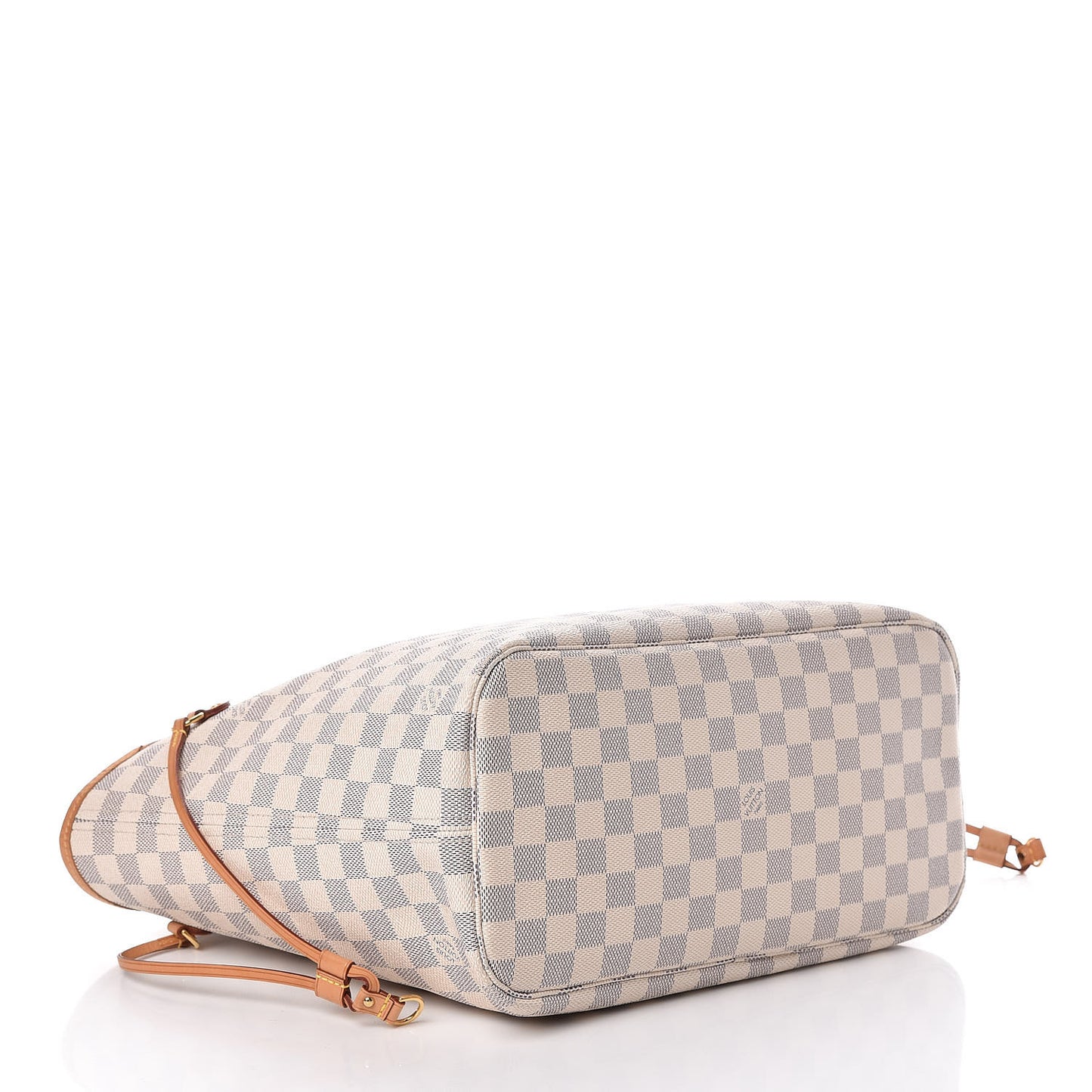 Damier Azur Neo Neverfull MM Rose Ballerine