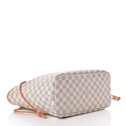 Louis Vuitton Damier Azur Neo Neverfull MM Rose Ballerine 5 of 10