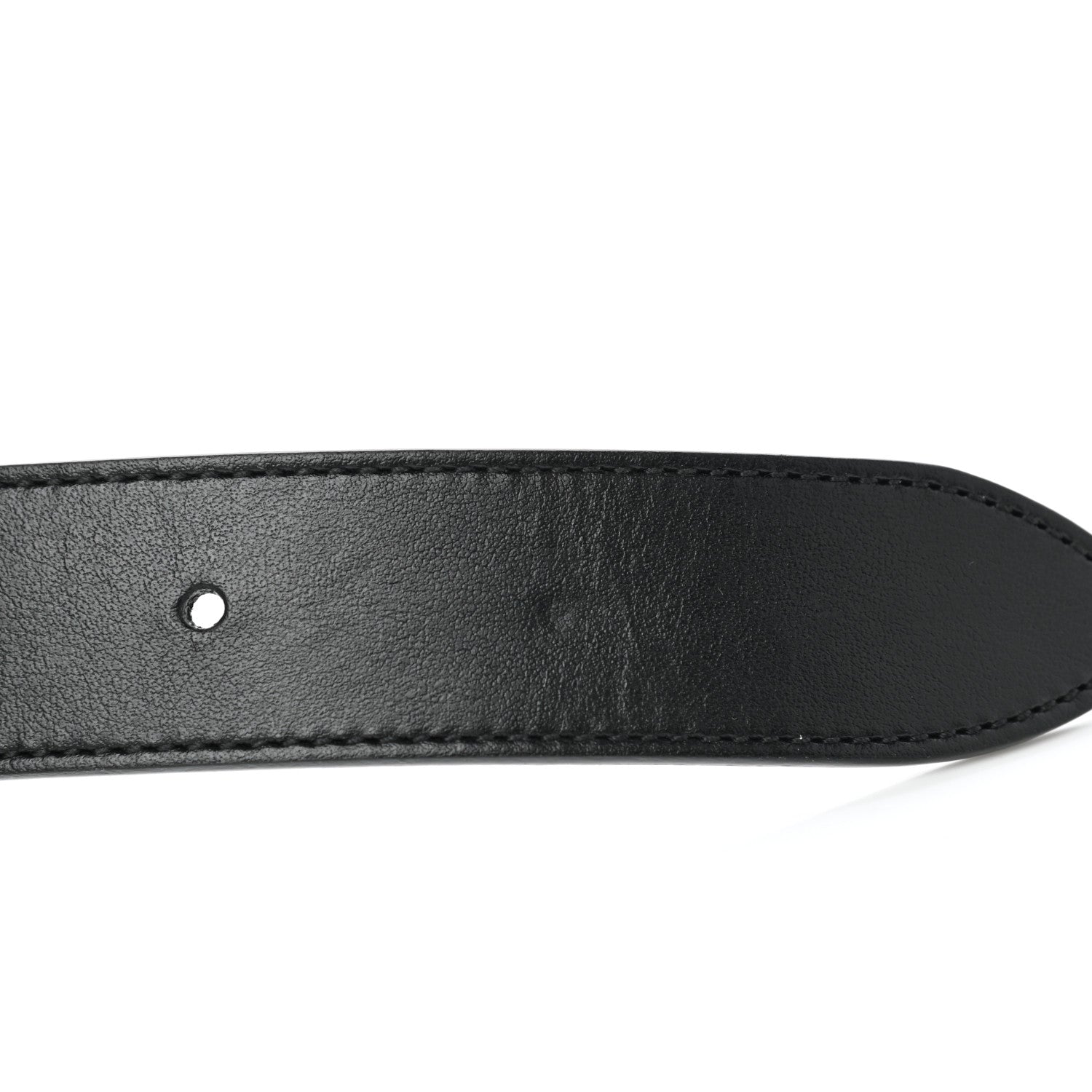 Gucci Plutone Calfskin Double G 30mm Belt 75 30 Black 6 of 6