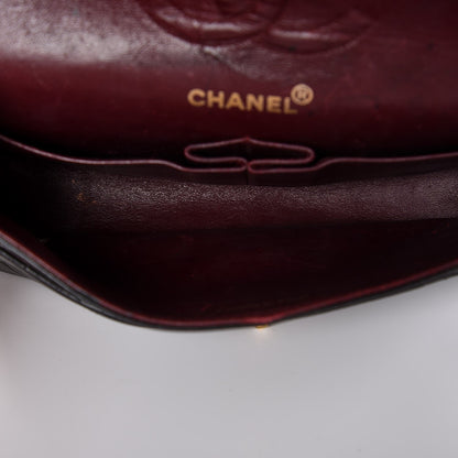 Chanel Lambskin Quilted Medium Double Flap Black 5 of 7