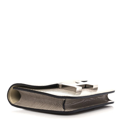 Hermes Lizard Constance Slim Wallet Ficelle 5 of 10