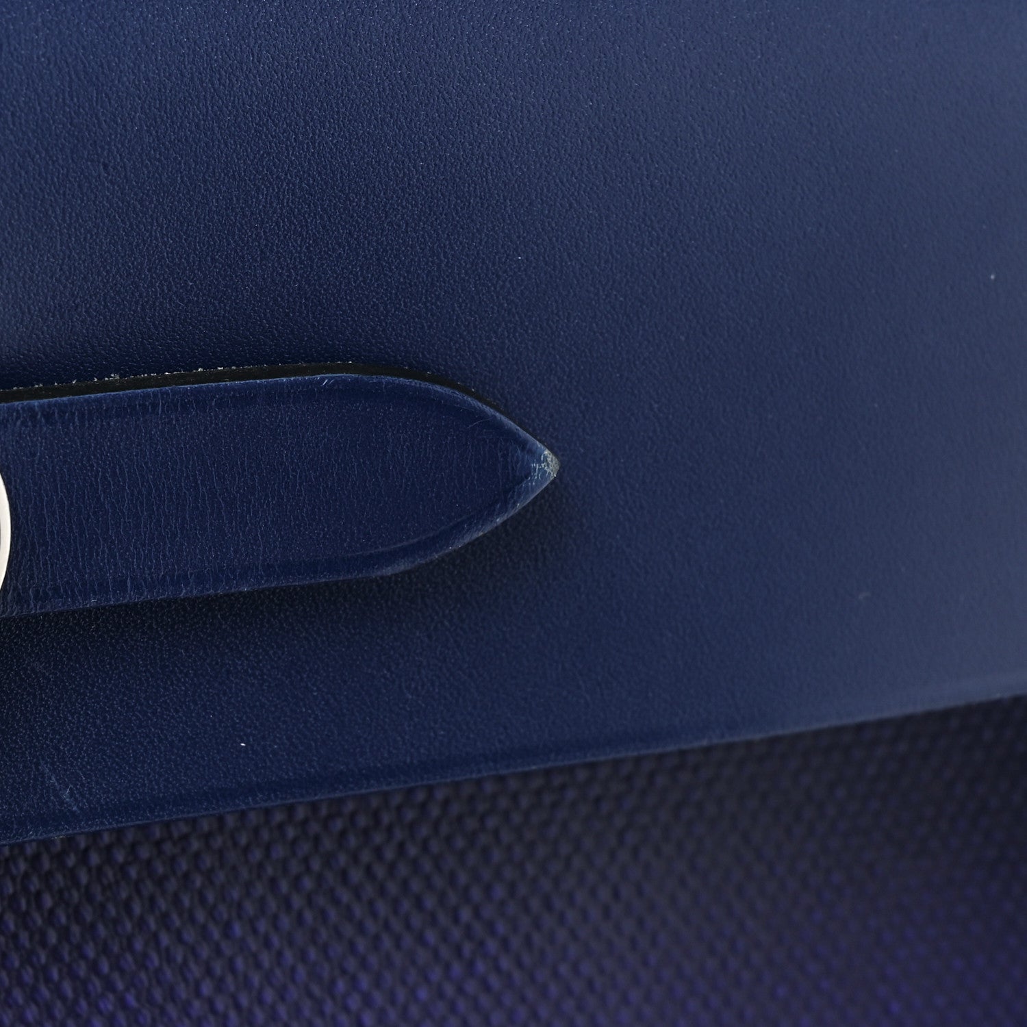 Hermes Toile H Berline Vache Hunter Herbag Zip PM 31 Bleu Encre Bleu Saphir 17 of 17