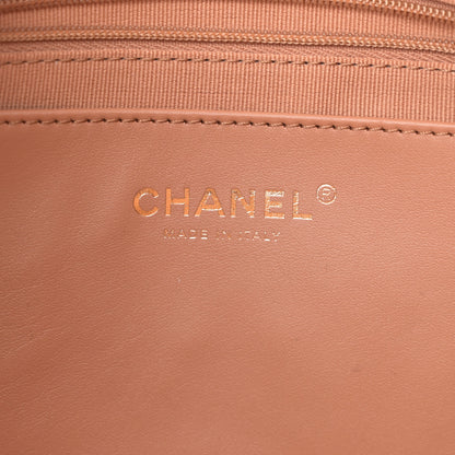 Chanel Shiny Lambskin Quilted Trendy Pockets Hobo Brown 6 of 10