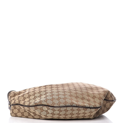 Gucci Monogram Large Wave Hobo Dark Brown 4 of 12