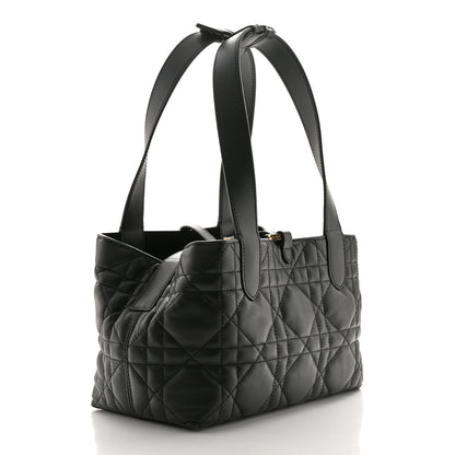 Christian Dior Calfskin Macrocannage Small Toujours Black 3 of 11