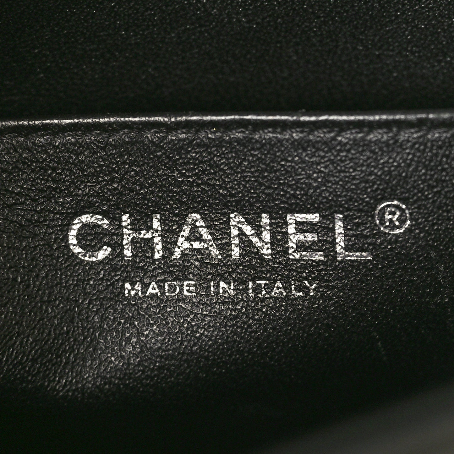 Lambskin Quilted Large Geometric Flap Black