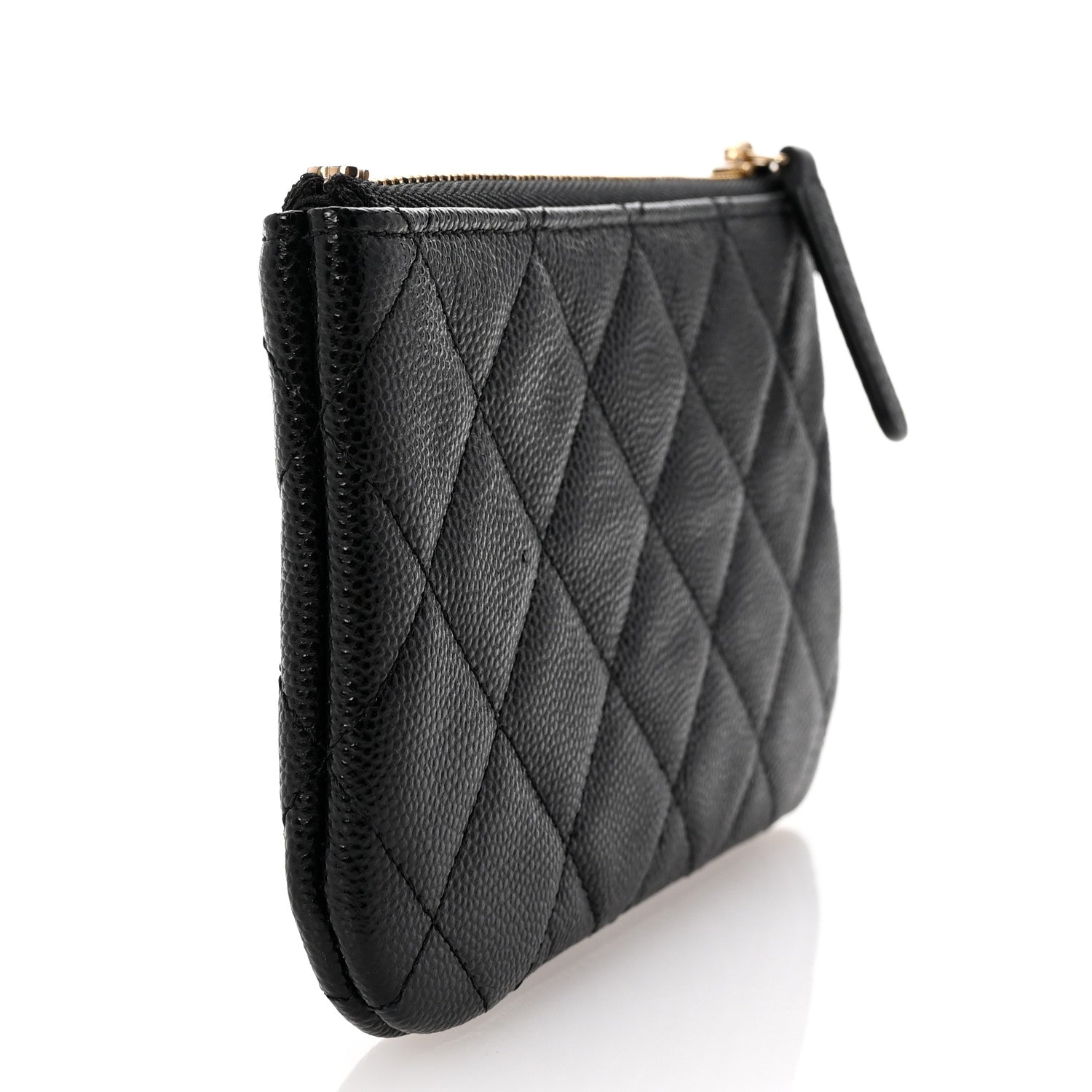 Chanel Caviar Quilted CC Small Pouch Black 3 of 8