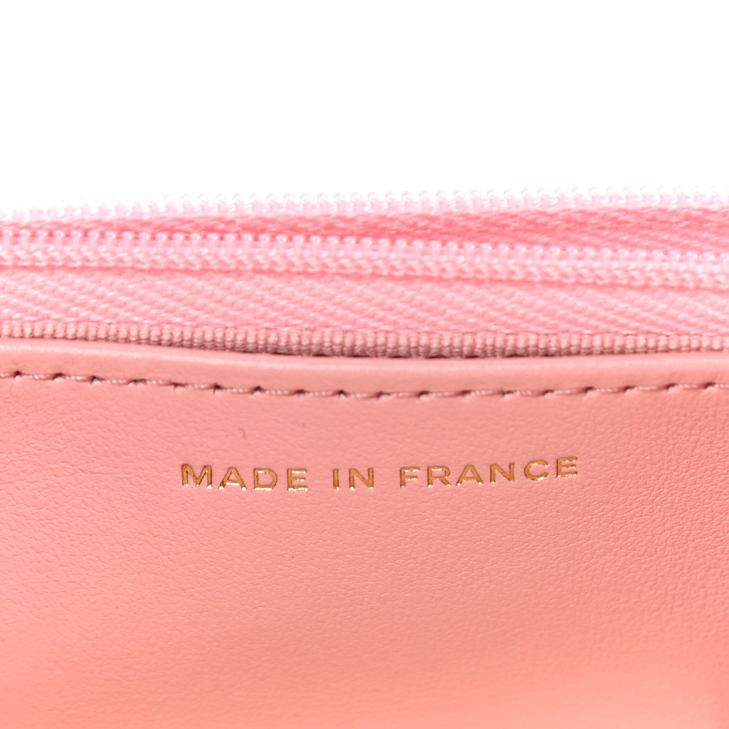 Chanel Caviar Quilted Wallet on Chain WOC Light Pink 6 of 12