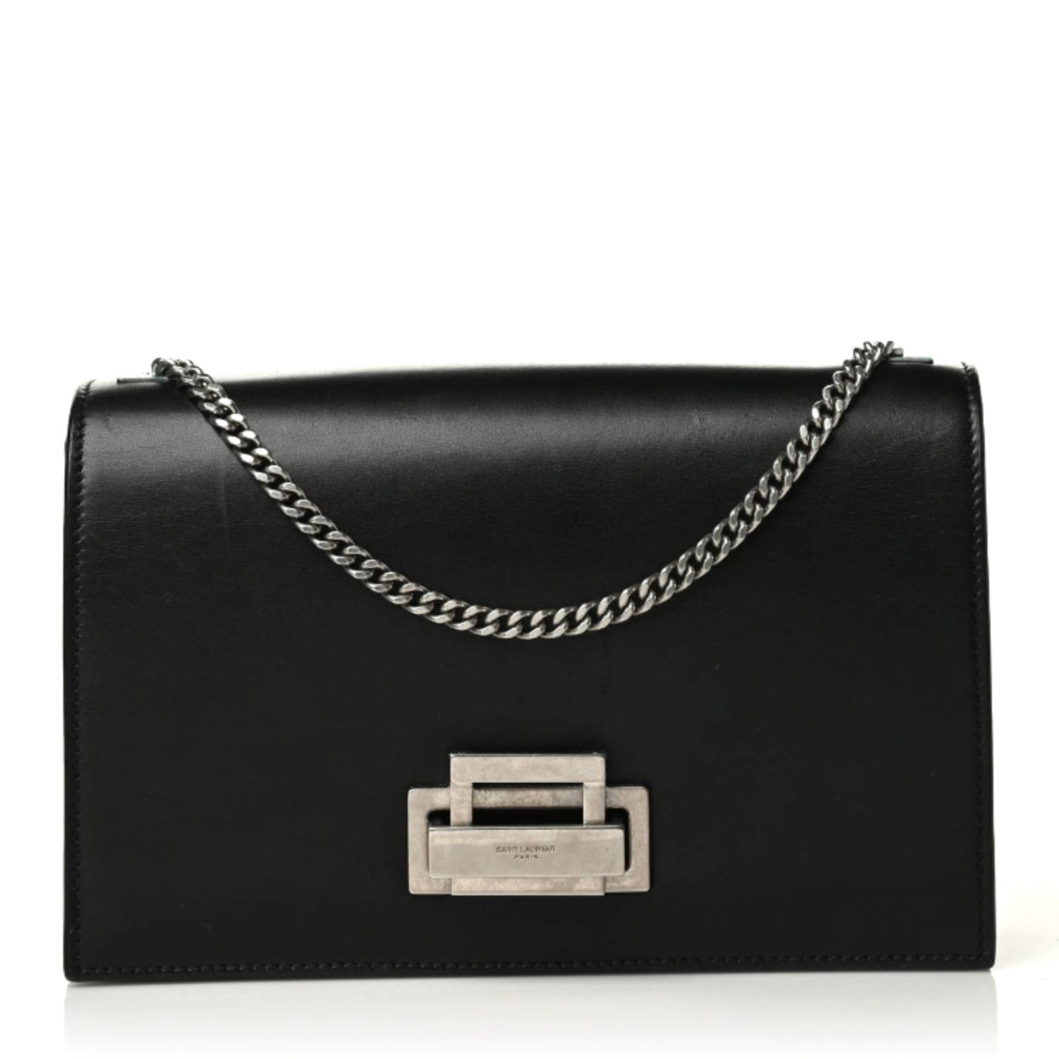 Saint Laurent Calfskin Metropolis Chain Shoulder Bag Black 3 of 10