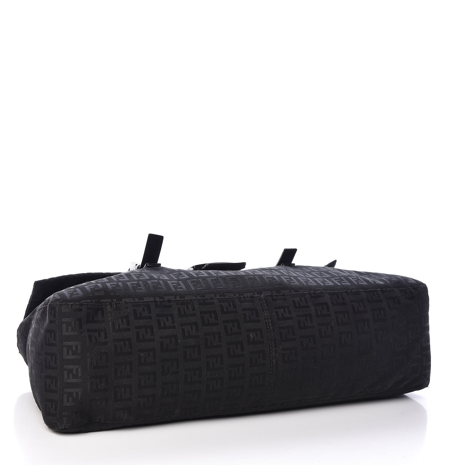 Fendi Zucchino Small Shoulder Bag Black 4 of 10