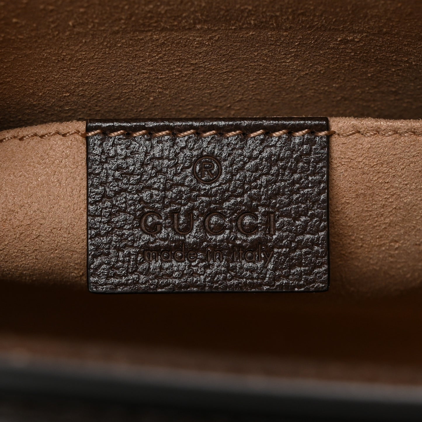 GG Supreme Monogram Web Ophidia Pouch Brown