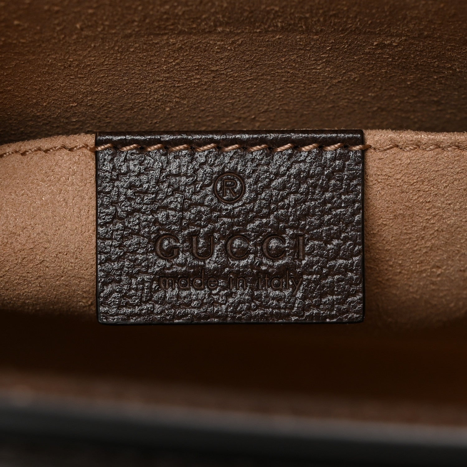 Gucci GG Supreme Monogram Web Ophidia Pouch Brown 6 of 8