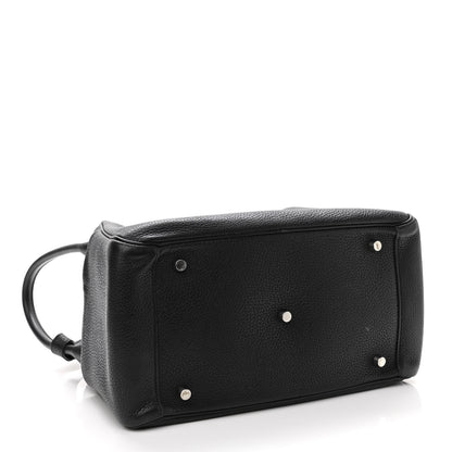 Hermes Taurillon Clemence Verso Lindy 30 Black Toffee 4 of 20