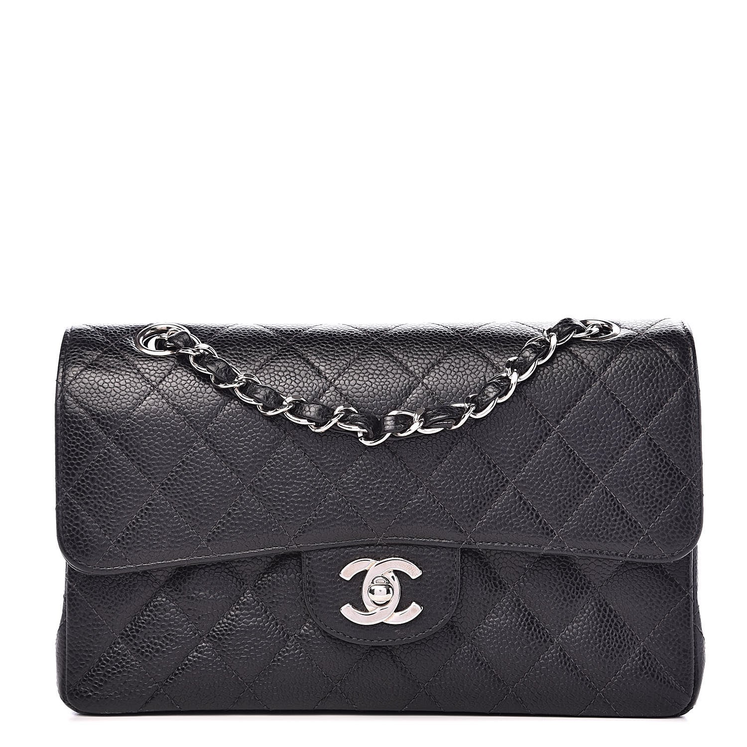 Chanel Caviar Quilted Small Double Flap Black 1 of 14