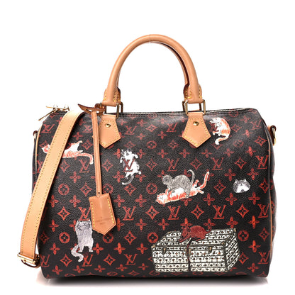 Louis Vuitton Catogram Speedy Bandouliere 30 Marron 1 of 14