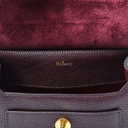 Mulberry Natural Grain Calfskin New Antony Messenger Crossbody Oxblood 10 of 10