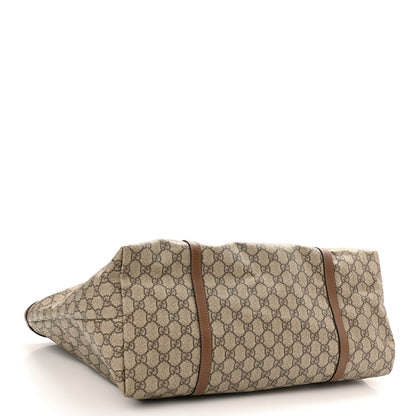 Gucci GG Supreme Monogram Medium Nice Tote Brown 3 of 15