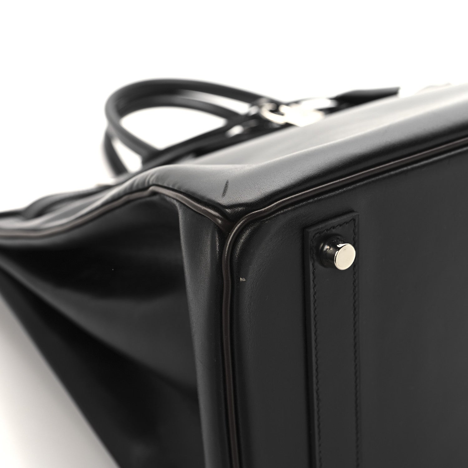 Hermes Box Verso Birkin 40 Black Chocolate 9 of 15