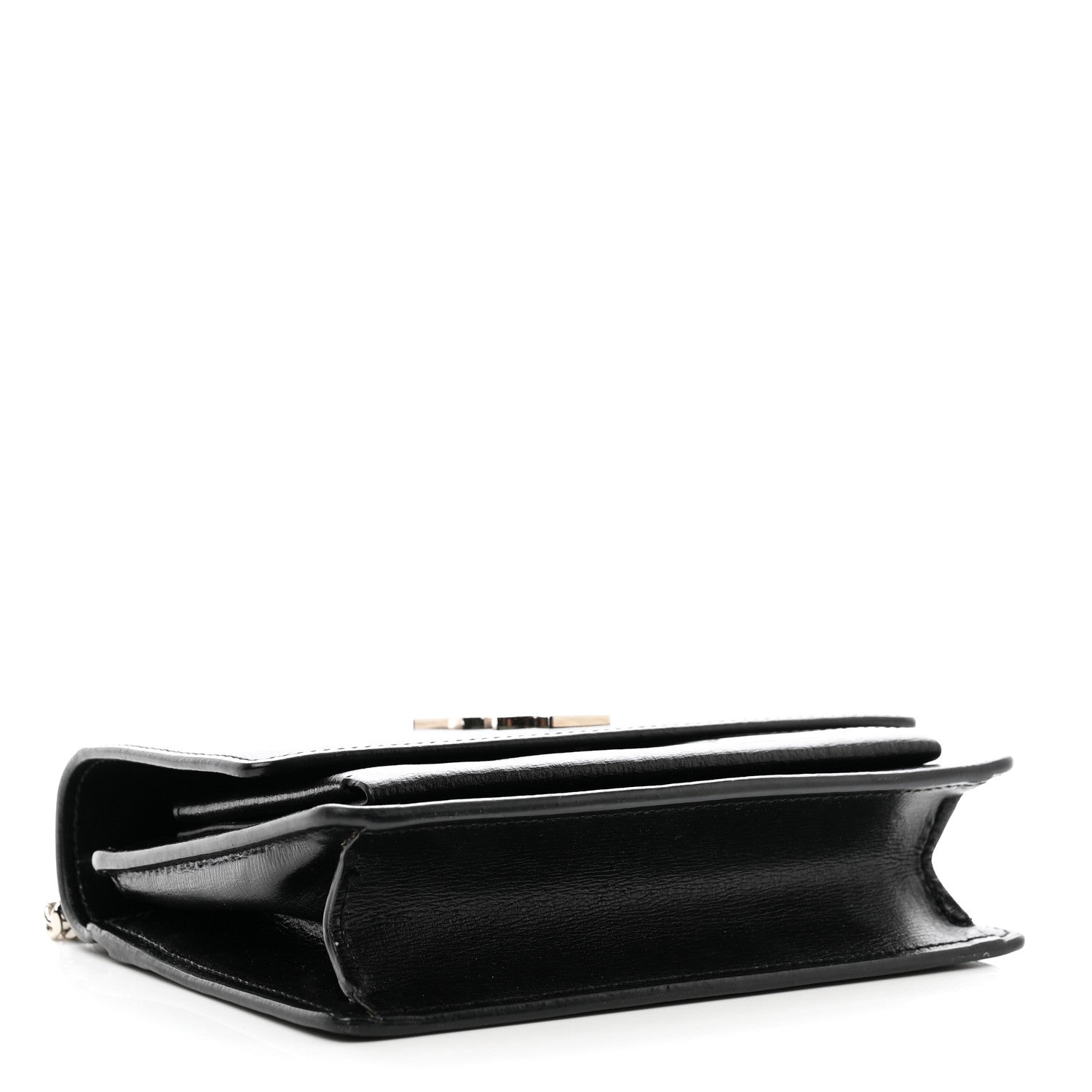 Saint Laurent Calfskin Monogram Sunset Chain Wallet Sunset Black 4 of 12