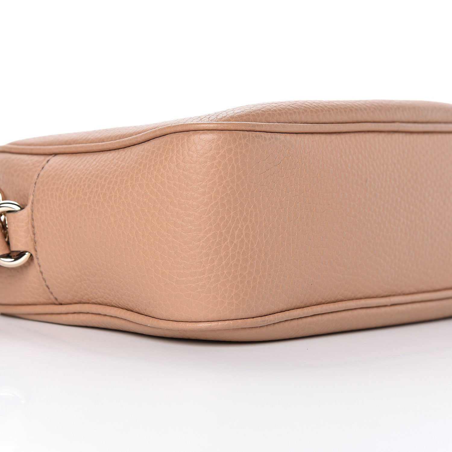 Gucci Pebbled Calfskin Small Soho Disco Bag Camelia 10 of 13