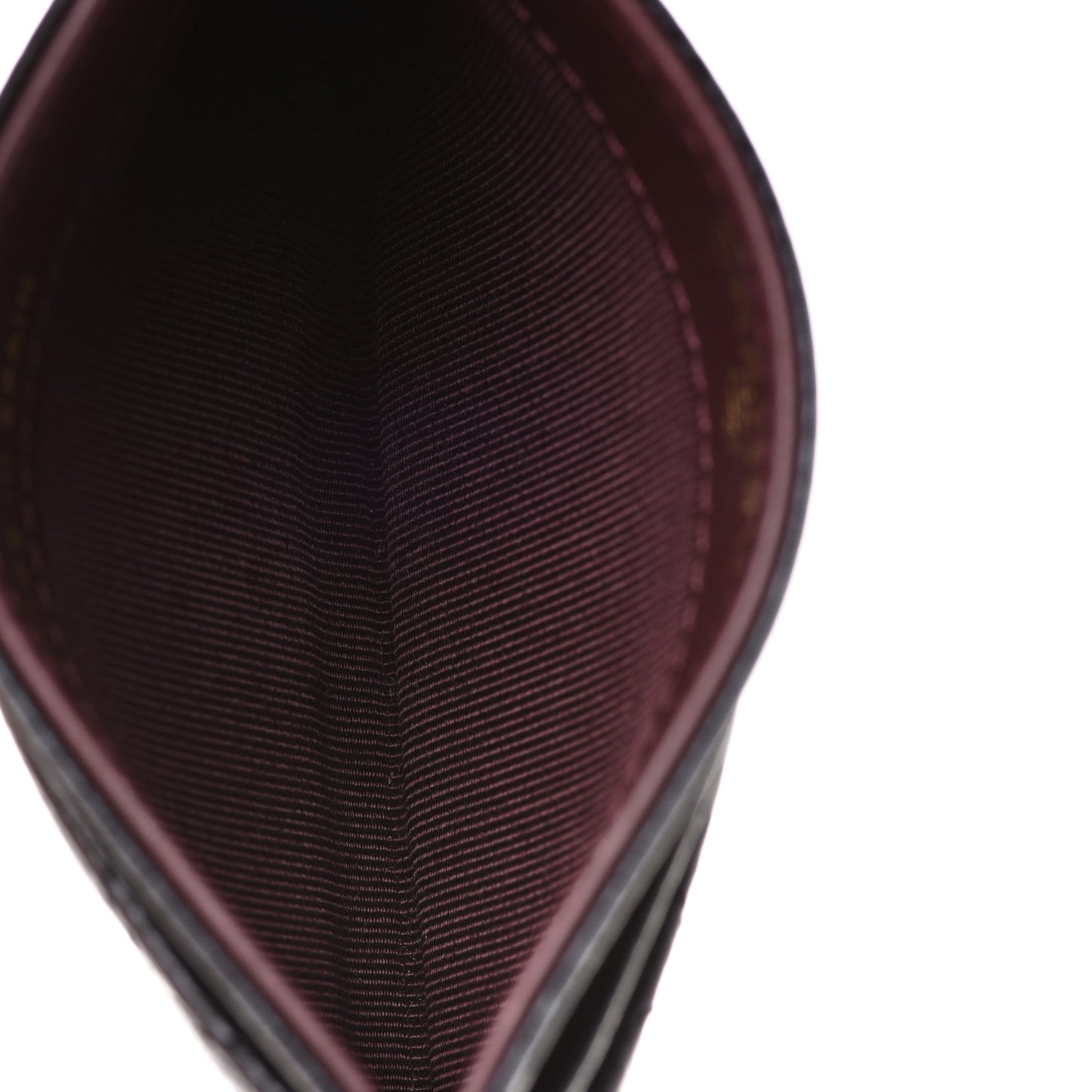 Caviar Quilted Card Holder Black