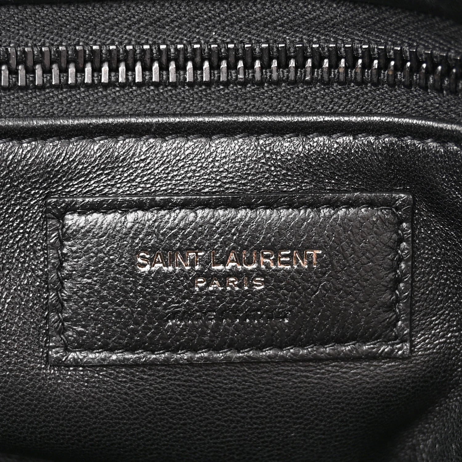 Saint Laurent Lambskin Wide Puffer Tote Black 6 of 10