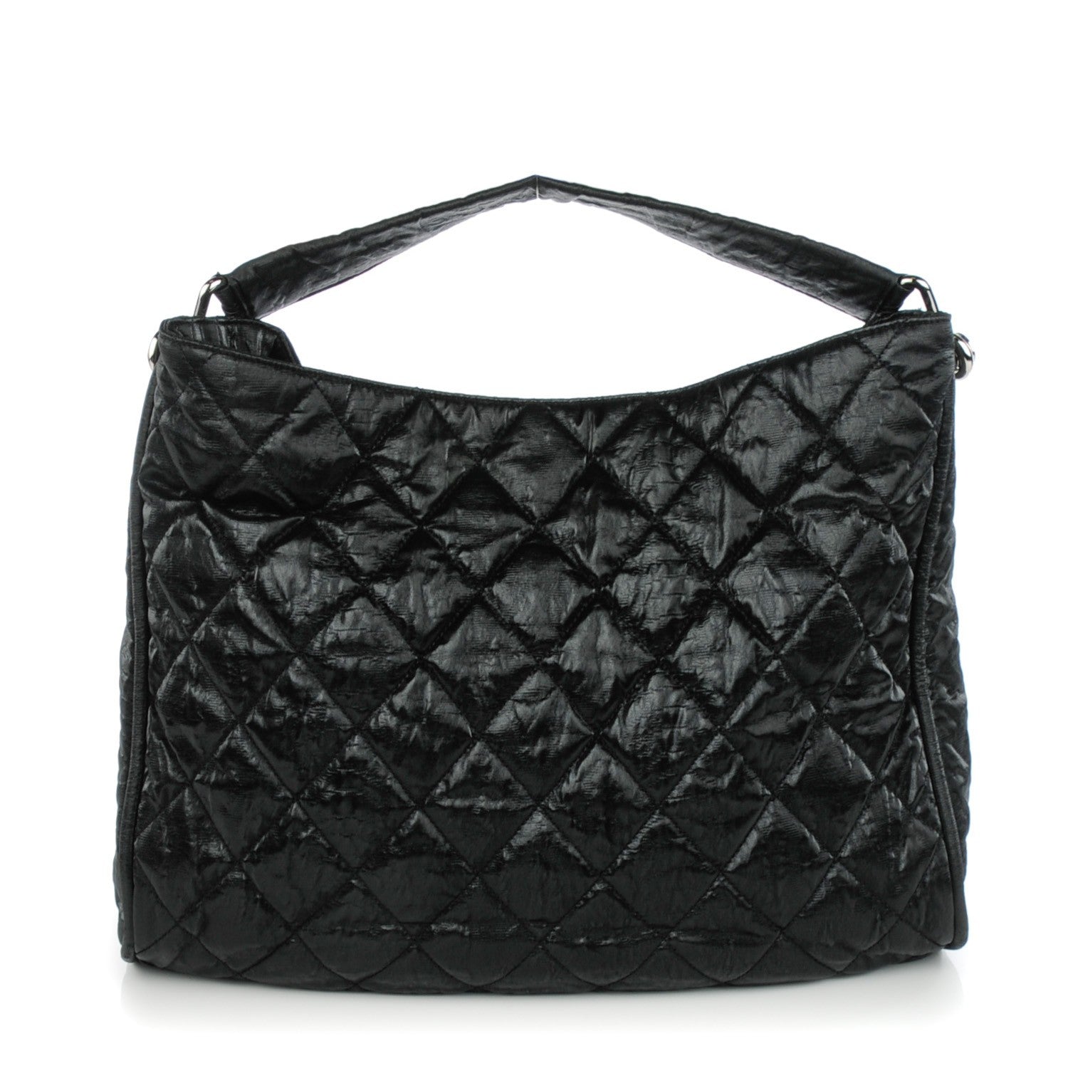 Chanel Nylon Quilted Le Marais Hobo Black 1 of 8