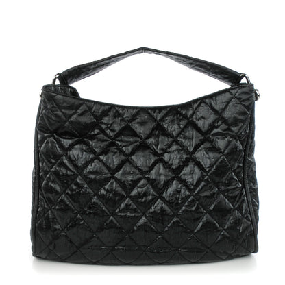 Chanel Nylon Quilted Le Marais Hobo Black 1 of 8