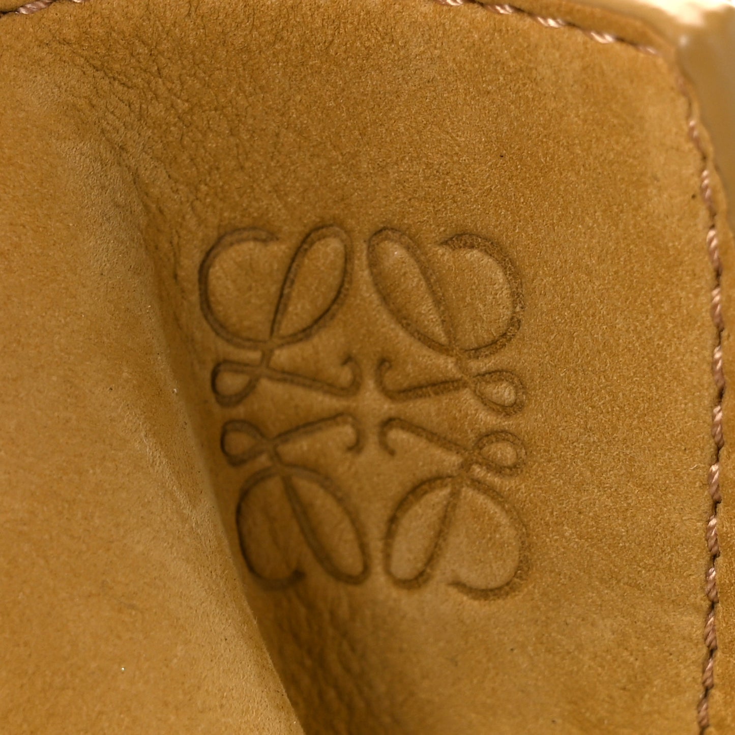 Nubuck Mini Flamenco Knot Clutch Desert