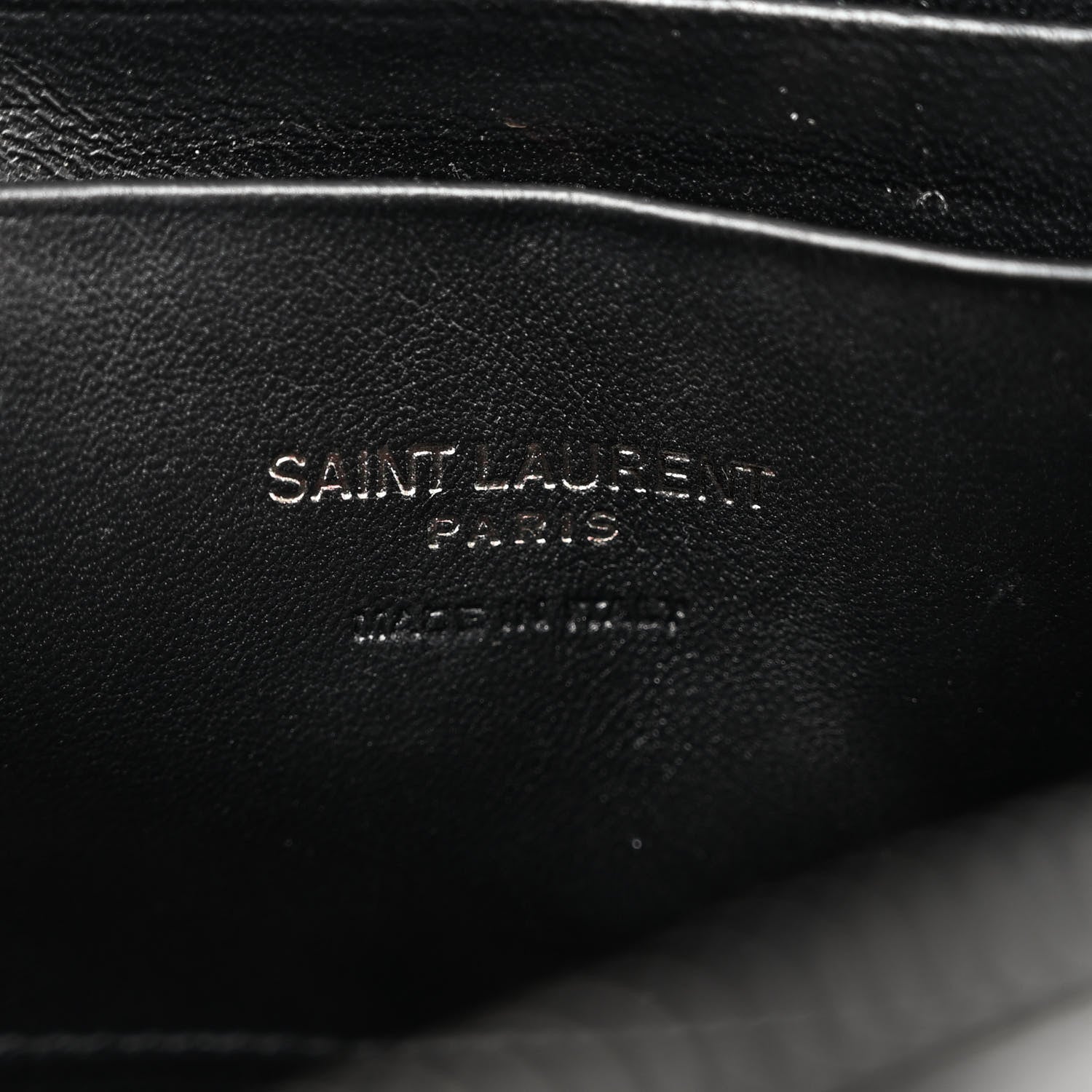 Saint Laurent Patent Calfskin Matelasse Monogram Mini Lou Camera Bag Black 6 of 11