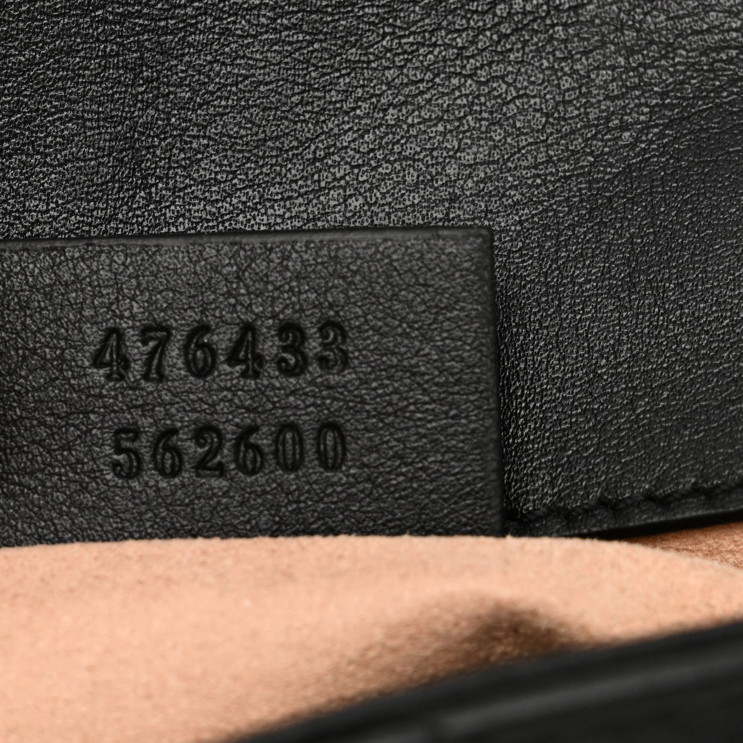 Calfskin Matelasse Super Mini GG Marmont Shoulder Bag Black