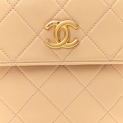 Chanel Calfskin Quilted Pearl Small Hobo Bag Beige 8 of 10
