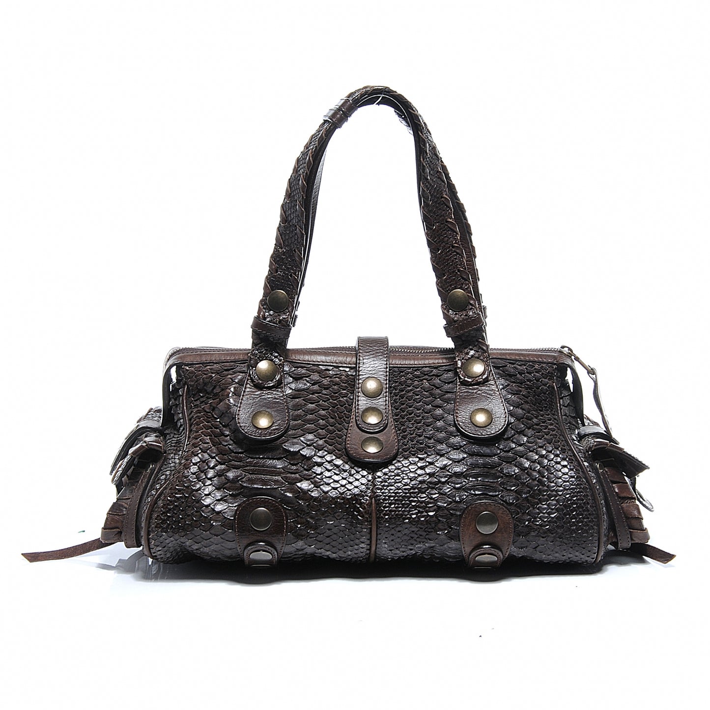 Python Silverado Frame Bag Brown