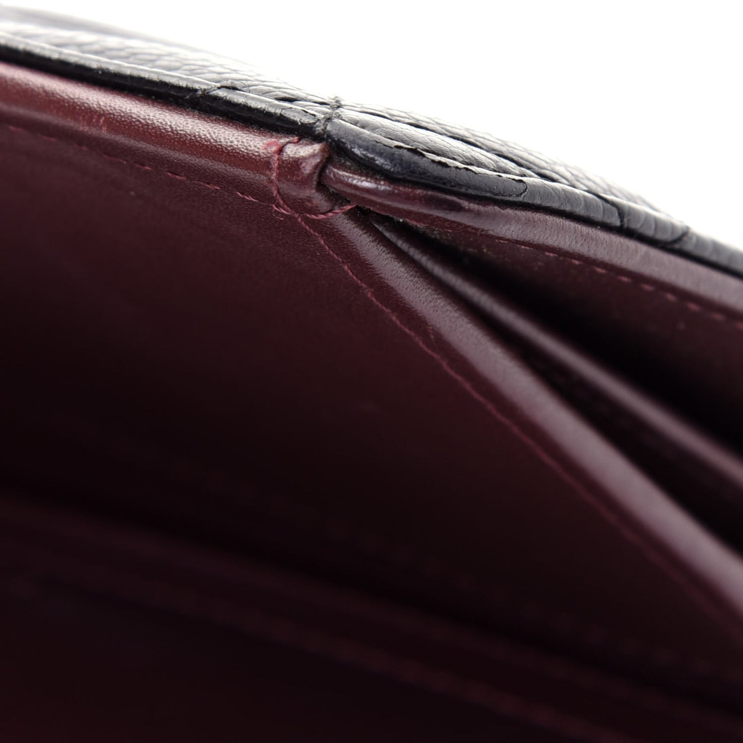 Caviar Quilted Yen Wallet Black