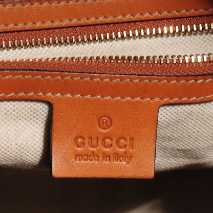 Gucci Monogram Vintage Web Medium Boston Tan 6 of 7