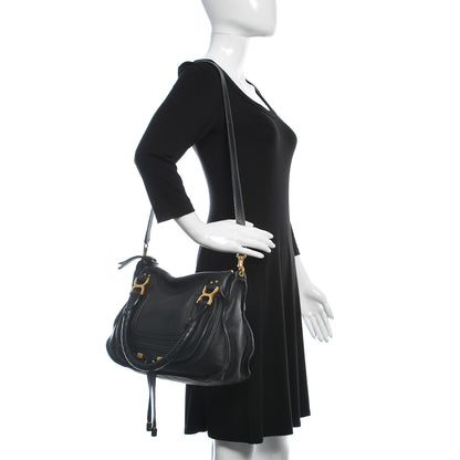 Chloe Calfskin Medium Marcie Satchel Black 2 of 17